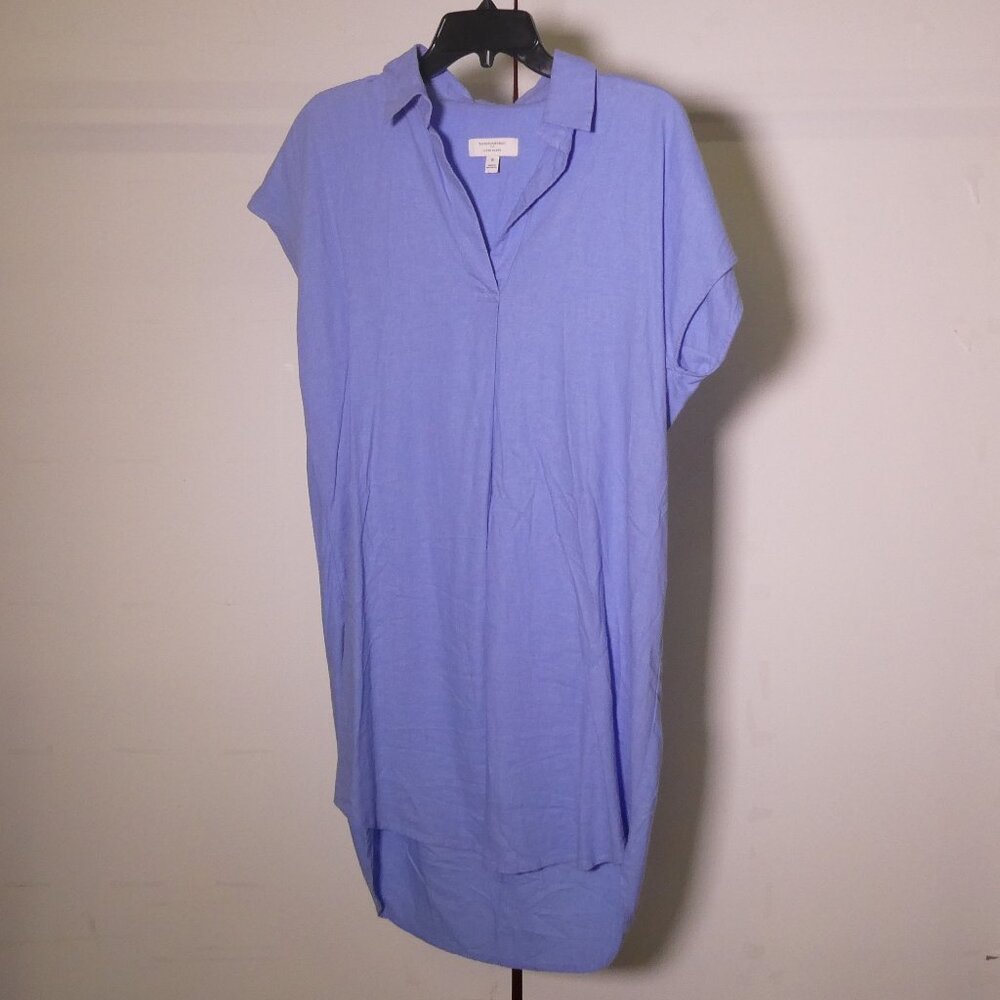 Banana Republic Linen Dress – Cool Blue, Size S | Great Condition